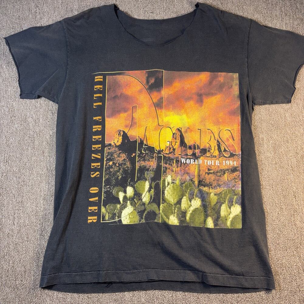 VTG 1994 Eagles Hell Freezes Over Your Shirt Altered Large Single Stitch